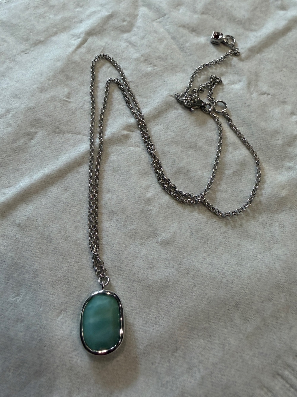 Silver Rope Chain Necklace - Classic Everyday Layering Piece by Elle